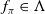 f Subscript pi Baseline element of normal upper Lamda