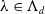lamda element of normal upper Lamda Subscript d