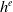 h Superscript e