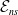 script upper E Subscript n s