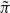 pi overtilde