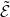 script upper E overtilde