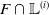 upper F intersection double struck upper L Superscript left parenthesis i right parenthesis