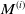 upper M Superscript left parenthesis i right parenthesis