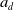 a Subscript d