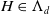 upper H element of normal upper Lamda Subscript d