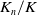 upper K Subscript n Baseline divided by upper K