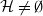 script upper H not equals normal empty set