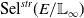 Sel Superscript s t r Baseline left parenthesis upper E divided by double struck upper L Subscript normal infinity Baseline right parenthesis