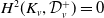 upper H squared left parenthesis upper K Subscript v Baseline comma script upper D Subscript v Superscript plus Baseline right parenthesis equals 0