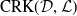 CRK left parenthesis script upper D comma script upper L right parenthesis