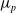 mu Subscript p