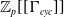double struck upper Z Subscript p Baseline left bracket left bracket normal upper Gamma Subscript c y c Baseline right bracket right bracket