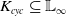 upper K Subscript c y c Baseline subset of or equal to double struck upper L Subscript normal infinity