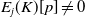 upper E Subscript j Baseline left parenthesis upper K right parenthesis left bracket p right bracket not equals 0