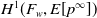 upper H Superscript 1 Baseline left parenthesis upper F Subscript w Baseline comma upper E left bracket p Superscript normal infinity Baseline right bracket right parenthesis