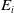 upper E Subscript i