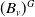 left parenthesis upper B Subscript v Baseline right parenthesis Superscript upper G