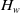 upper H Subscript w