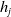 h Subscript j