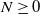 upper N greater than or equals 0
