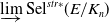 ModifyingBelow limit With right arrow Sel Superscript s t r asterisk Baseline left parenthesis upper E divided by upper K Subscript n Baseline right parenthesis