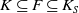 upper K subset of or equal to upper F subset of or equal to upper K Subscript upper S