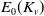 upper E 0 left parenthesis upper K Subscript v Baseline right parenthesis