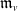 German m Subscript v
