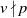 v does not divide p