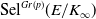 Sel Superscript upper G r left parenthesis p right parenthesis Baseline left parenthesis upper E divided by upper K Subscript normal infinity Baseline right parenthesis