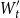 upper W prime Subscript t