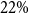 22 percent sign