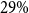 29 percent sign