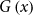 upper G left parenthesis x right parenthesis