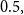 0.5 comma