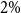 2 percent sign