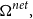 normal upper Omega Superscript n e t Baseline comma