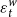 epsilon Subscript t Superscript w