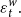 epsilon Subscript t Superscript w Baseline period