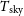 upper T Subscript normal s normal k normal y