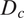 upper D Subscript c
