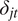delta Subscript j t