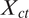 upper X Subscript c t