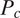 upper P Subscript c