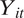 upper Y Subscript i t