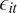 epsilon Subscript i t