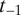 t Subscript negative 1