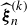 ModifyingAbove bold italic xi With caret Subscript n Superscript left parenthesis k right parenthesis