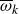 omega overbar Subscript k